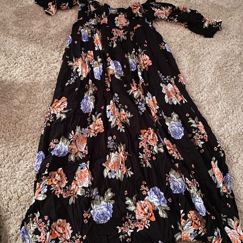 Off the shoulder plus size dress